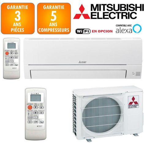 Mitsubishi Electric – Climatiseur réversible 9000BTU – Inverter silencieux – Gaz écologique R32 – Image 3